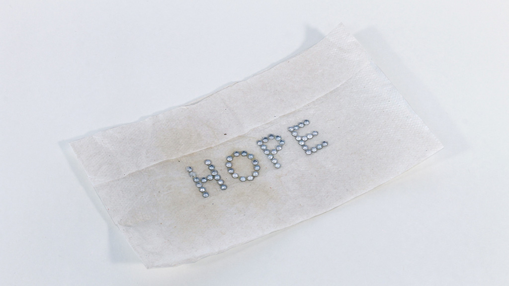 Hope Napkin by Teresa Cervantes